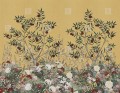 Fototapeta krzewy i kwiaty London Art MUN02 A Fleurs Magiques Tale Books: Les Mille et une Nuits