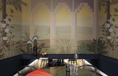 Fototapeta krajobraz przyrody i architektury London Art MUN05 A Distance Tale Books: Les Mille et une Nuits