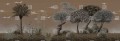 Fototapeta drzewa London Art MUN07 B Forêt Tale Books: Les Mille et une Nuits
