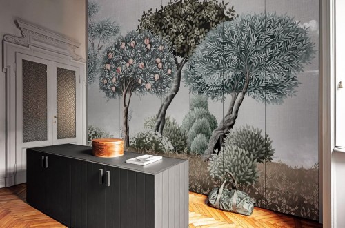 Fototapeta drzewa London Art MUN07 D Forêt Tale Books: Les Mille et une Nuits