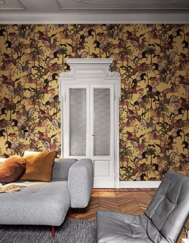 Fototapeta konie i palmy London Art MUN13 A Chevaliers Tale Books: Les Mille et une Nuits