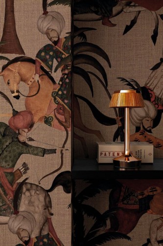 Fototapeta konie i palmy London Art MUN13 B Chevaliers Tale Books: Les Mille et une Nuits