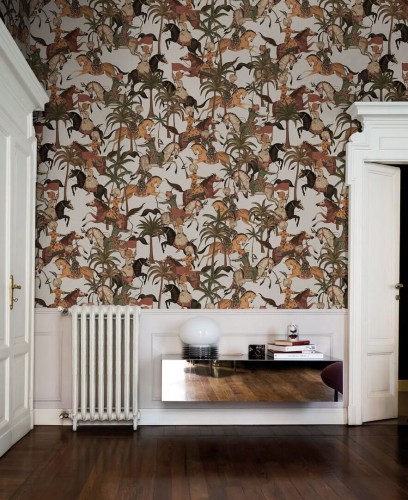 Fototapeta konie i palmy London Art MUN13 E Chevaliers Tale Books: Les Mille et une Nuits