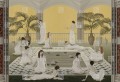 Fototapeta antyczna łaźnia London Art MUN14 A Les Baigneurs Tale Books: Les Mille et une Nuits