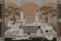 Fototapeta antyczna łaźnia London Art MUN14 B Les Baigneurs Tale Books: Les Mille et une Nuits