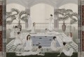 Fototapeta antyczna łaźnia London Art MUN14 E Les Baigneurs Tale Books: Les Mille et une Nuits