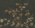 Fototapeta bambusowy gaj Sandberg S10423 Bamboo Grove Dark Green Chinoiserie Garden