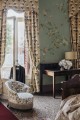 Fototapeta roślinne pnącza i ptaki Sandberg S10427 Bloom Teal Chinoiserie Garden