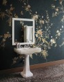 Fototapeta roślinne pnącza i ptaki Sandberg S10428 Bloom Midnight Blue Chinoiserie Garden