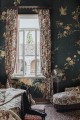 Fototapeta roślinne pnącza i ptaki Sandberg S10428 Bloom Midnight Blue Chinoiserie Garden