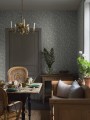 Tapeta roślinna wisteria Boras Tapeter 5707 Blaregn Orangeri