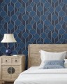 Tapeta geometryczna Seabrook SL80112 The Simple Life
