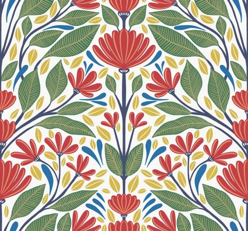 Tapeta roślinna Seabrook SC20601 Summer House