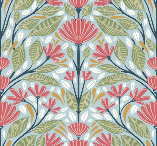 Tapeta roślinna Seabrook SC20604 Summer House