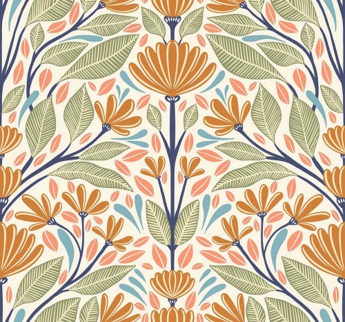 Tapeta roślinna Seabrook SC20606 Summer House