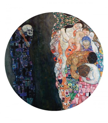 Mural okrągły artystyczny Dots Death and Life 8944 Wallcolors