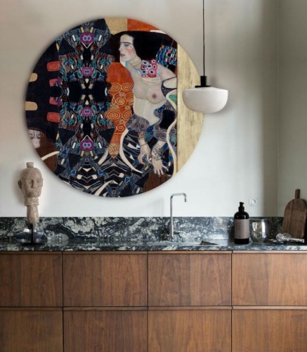 Mural okrągły artystyczny Dots Judith II 8946 Wallcolors