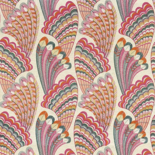 Tkanina haftowane pióra Camengo 38580411 Piuma