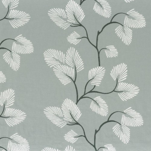 Tkanina haftowane gałązki i liście Camengo 38980392 Cyme Piuma