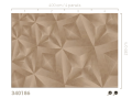 Mural geometryczny z efektem 3D Eijffinger 340186 Gilded