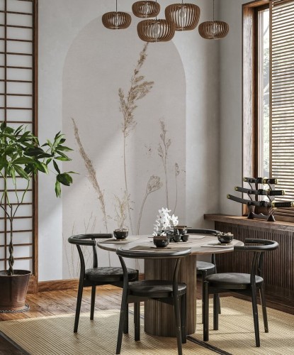 Mural łuk źdźbła owsa Wall Art Campo Di Avena Łuk