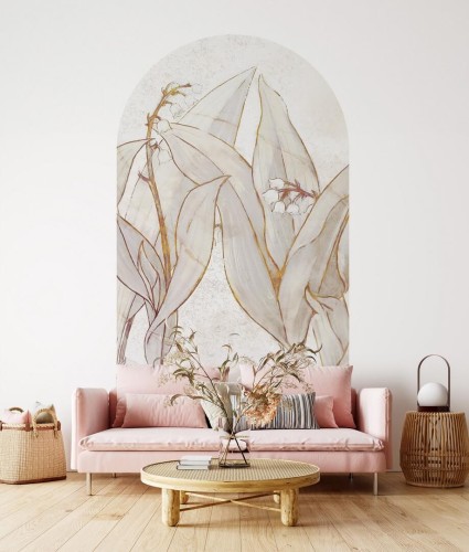 Mural łuk konwalie Wall Art Lirio Łuk