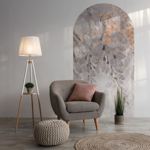 Mural łuk roślinna Wall Art Wisteria Łuk