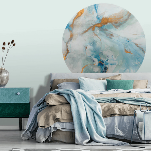 Mural okrągły marmur Wall Art Dreamstone Koło
