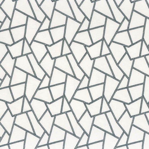 Tkanina geometryczny haft Camengo 42930259 Anoki Totem