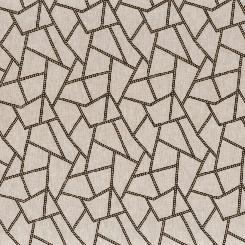 Tkanina geometryczny haft Camengo 42930451 Anoki Totem