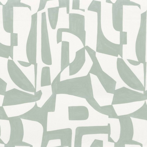 Tkanina wiskozowo-lniana z geometrycznym wzorem Camengo 43120289 Miwok Totem