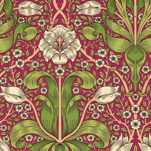 Tapeta kwiaty tulipanów Morris & Co. 217337 Spring Thicket Bedford Park