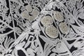Tapeta tekstylna haft z kwiatowym wzorem i perłami Arte La Perle 58530 Le Couturier