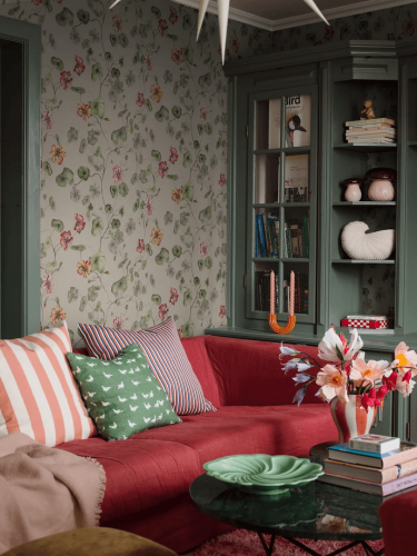 Mural roślinne pnącza Boras Tapeter Studio 9577W My Feldt Trädgårdskrasse