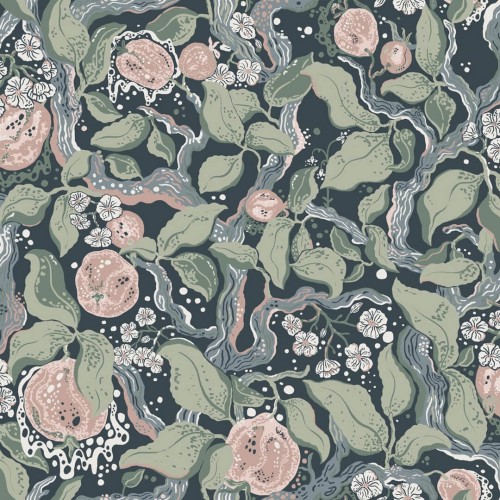 Tapeta owoce i liście Midbec 22028 Kart Fagring