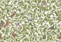 Fototapeta ptaki i liście Rebel Walls R19260 Backwood Birds White Ilon Wikland