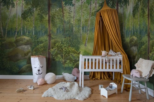 Fototapeta wiosenny las Rebel Walls R19840 Home Forest Spring Ilon Wikland