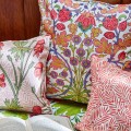 Tkanina bawełniana z roślinnym wzorem Morris & Co. 520005 Hyacinth Bedford Park Fabric