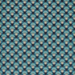 Tkanina welurowa z ptakami i tulipanami Morris & Co. 520014 Tulip & Bird Bedford Park Fabric
