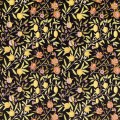 Tkanina welurowa z owocami Morris & Co. 520015 Fruit Bedford Park Fabric