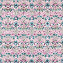 Tkanina bawełniana z botanicznym wzorem Morris & Co. 520017 Strawberry Thief Bedford Park Fabric