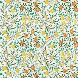 Tkanina bawełniana z domieszką lnu z owocami Morris & Co. 227205 Fruit Bedford Park Fabric
