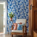 Tkanina bawełniana z roślinnym wzorem Morris & Co. 227207 Spring Thicket Bedford Park Fabric
