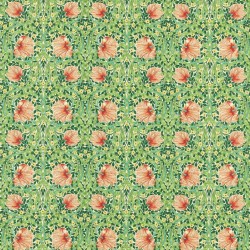 Tkanina bawełniana z botanicznym wzorem Morris & Co. 227213 Pimpernel Bedford Park Fabric