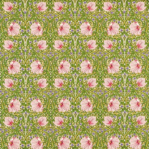 Tkanina bawełniana z botanicznym wzorem Morris & Co. 227214 Pimpernel Bedford Park Fabric