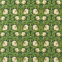 Tkanina welurowa z botanicznym wzorem Morris & Co. 227215 Pimpernel Bedford Park Fabric