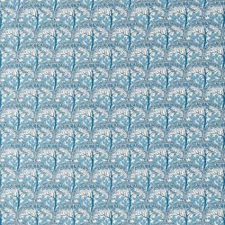 Tkanina bawełniana drzewa i ptaki Morris & Co. 227217 The Savaric Bedford Park Fabric