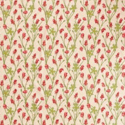 Tkanina bawełniana z roślinnym wzorem Morris & Co. 227220 Monkshood Bedford Park Fabric