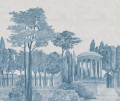 Fototapeta krajobraz parku Rebel Walls R19739 Chatsworth Park Blue Jack Kinsey