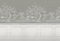 Fototapeta w stylu chinoiserie i boazerią angielską Rebel Walls R19745 Chinoiserie Blossom Panels Jack Kinsey